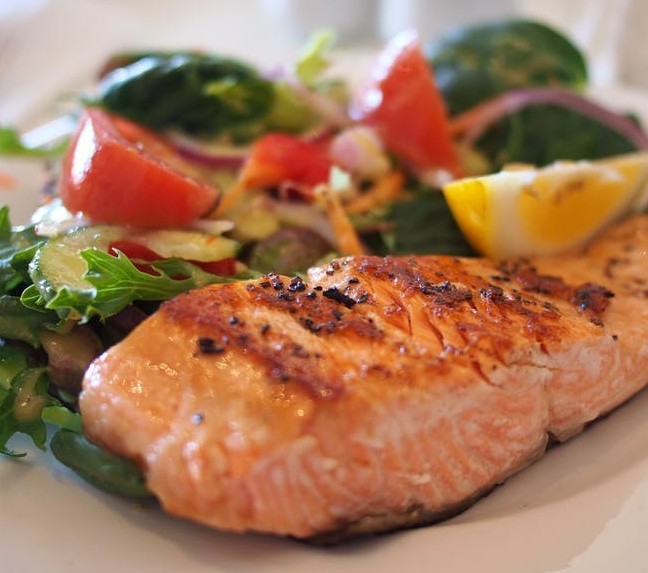 grilled salmon